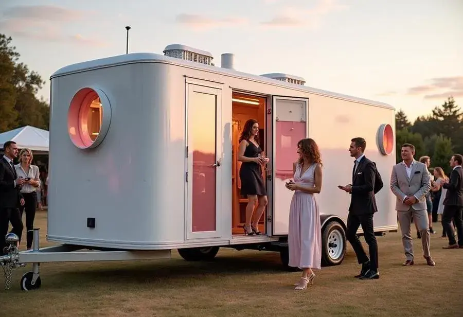 How Luxury Portable Bathroom Trailers Enhance Experience at Events