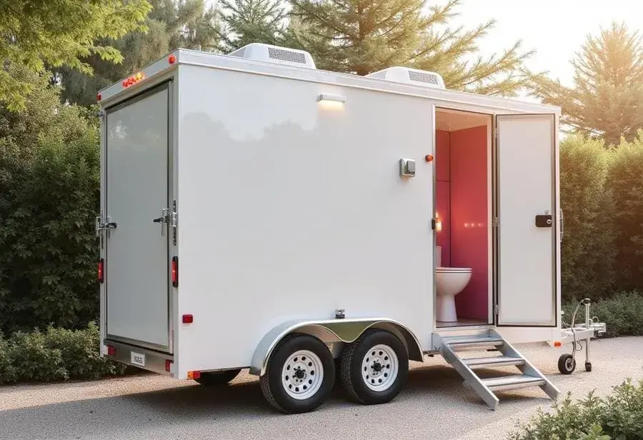 The Best Luxury Portable Bathroom Trailers Available for Hire