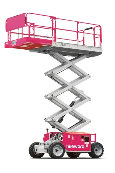 Rough Terrain Scissor Lift Diesel 4WD 12m