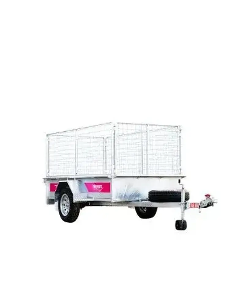 8x4 Single Axle Tilt Cage Trailer