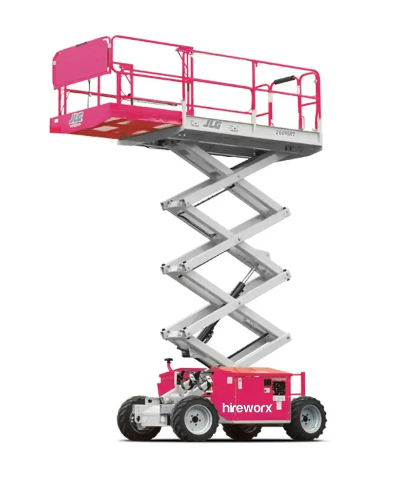 Rough Terrain Scissor Lift Diesel 4WD 12m